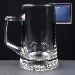 Stern Glass Tankard In Blue Cardboard Gift Box - From £9.35 Including Engraving