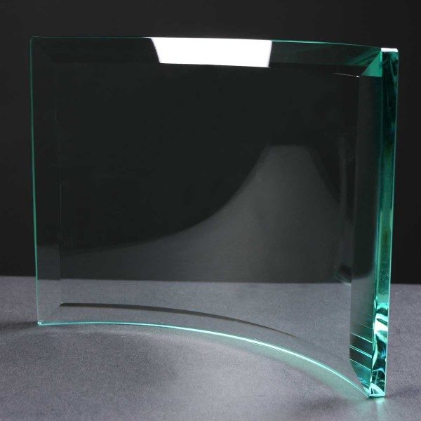Curved Glass Award - From £21.90 Including Engraving