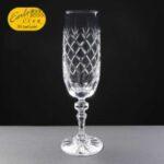 Earle Crystal Champagne Flute With Panel For Engraving – £14