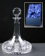 Earle Crystal Ships Decanter With Panel For Engraving In Presentation Box – £100.05 Including Engraving