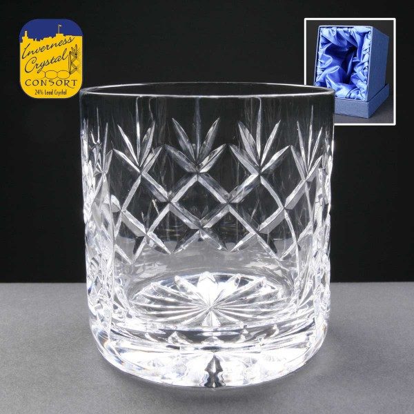 Earle Crystal Whisky Glass Supplied In Satin Lined Presentation Box - From £17.60