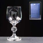 Claudia Wine Glass In Blue Cardboard Gift Box - From £8.50 Including Engraving