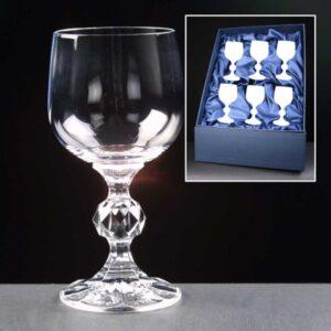 Claudia Wine Glasses x6 In Presentation Box - From £70.95 Including Engraving