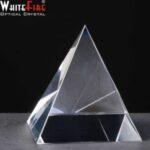 Whitefire Optical Crystal Pyramid Supplied In Velvet Lined Presentation Box - From £11.50
