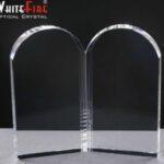 Whitefire Optical Crystal Open Book Award In Velvet Lined Presentation Box – £43