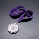 Engraved Crystal Glass Medal CR16222A