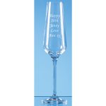 Engraved Champagne Glasses- Infinity Champagne Flute